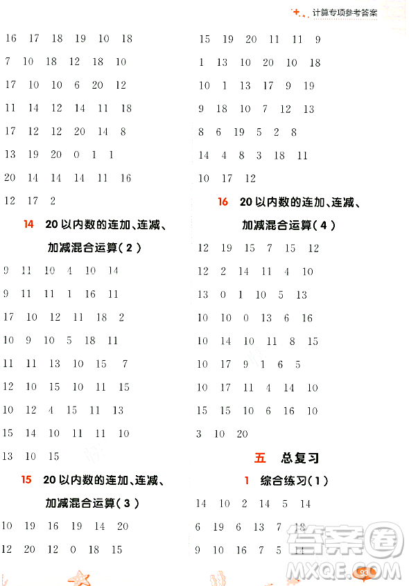 大連出版社2023年秋點(diǎn)石成金金牌每課通一年級(jí)數(shù)學(xué)上冊(cè)北師大版答案