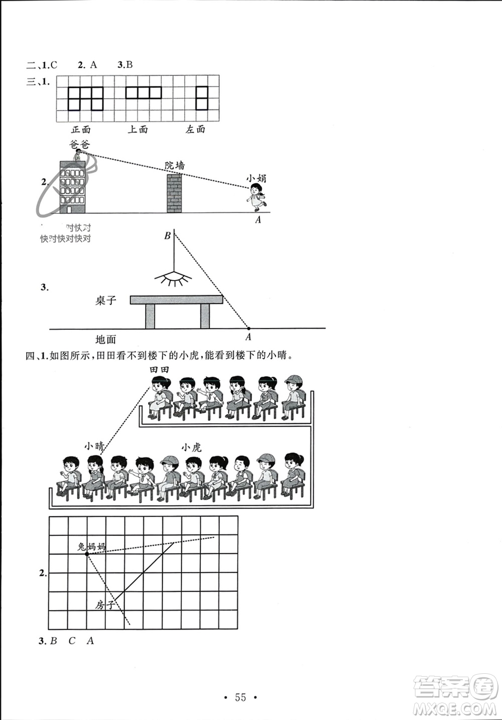 安徽大學(xué)出版社2023年秋名師講堂單元同步學(xué)練測(cè)六年級(jí)數(shù)學(xué)上冊(cè)北師大版參考答案