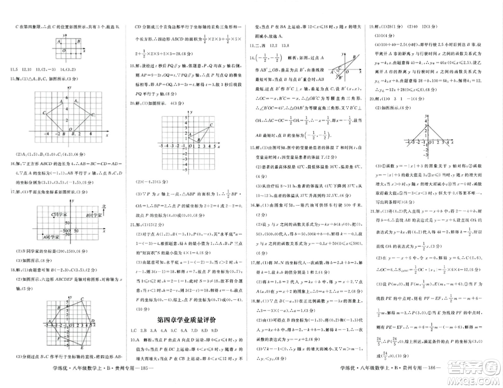 延邊大學出版社2023年秋學練優(yōu)八年級數(shù)學上冊北師大版貴州專版答案