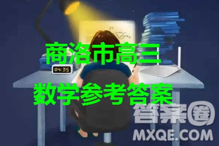 商洛市2024屆高三上學(xué)期第一次模擬檢測理科數(shù)學(xué)試卷參考答案