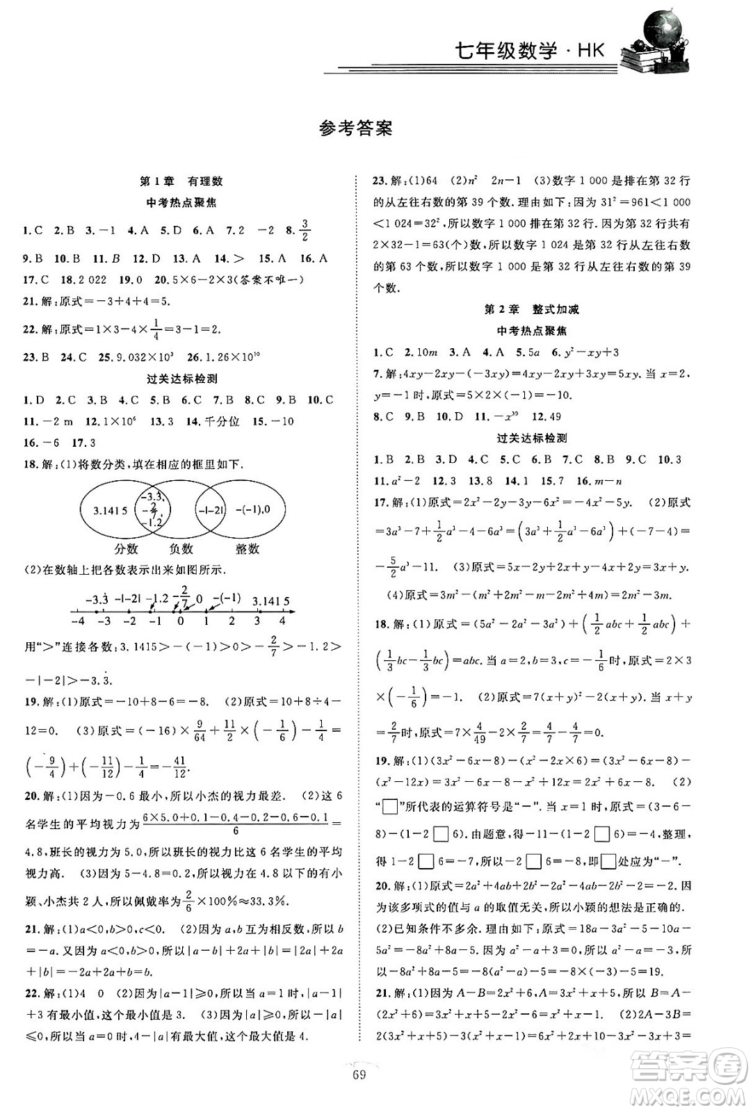 合肥工業(yè)大學(xué)出版社2024假期伴你行寒假復(fù)習(xí)計(jì)劃七年級(jí)數(shù)學(xué)滬科版答案