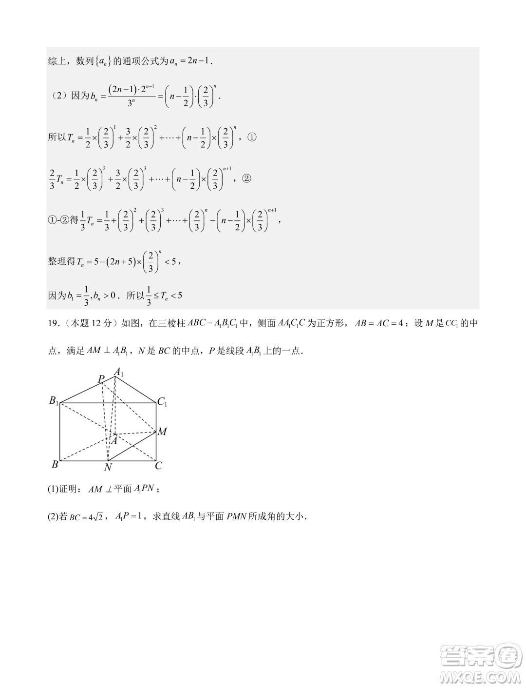 深圳外國語學(xué)校2024屆高三元月階段測試數(shù)學(xué)試卷答案