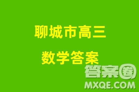 聊城市2023-2024學年高三上學期期末教學質(zhì)量檢測數(shù)學參考答案