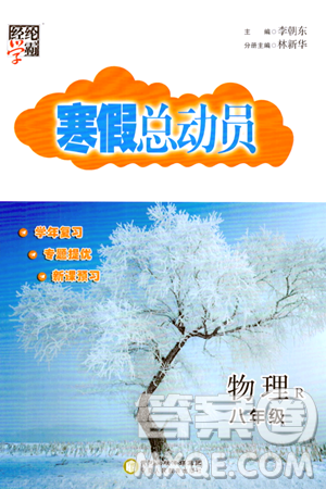 寧夏人民教育出版社2024經(jīng)綸學(xué)霸寒假總動(dòng)員八年級(jí)物理人教版答案