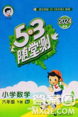 首都師范大學(xué)出版社2024年春53隨堂測(cè)六年級(jí)數(shù)學(xué)下冊(cè)蘇教版參考答案