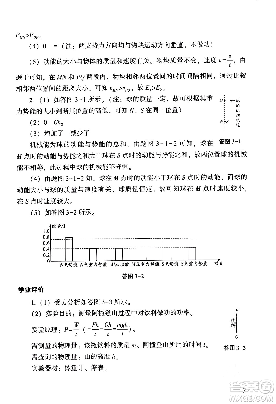 廣州出版社2024年春陽光學(xué)業(yè)評價九年級物理下冊人教版答案