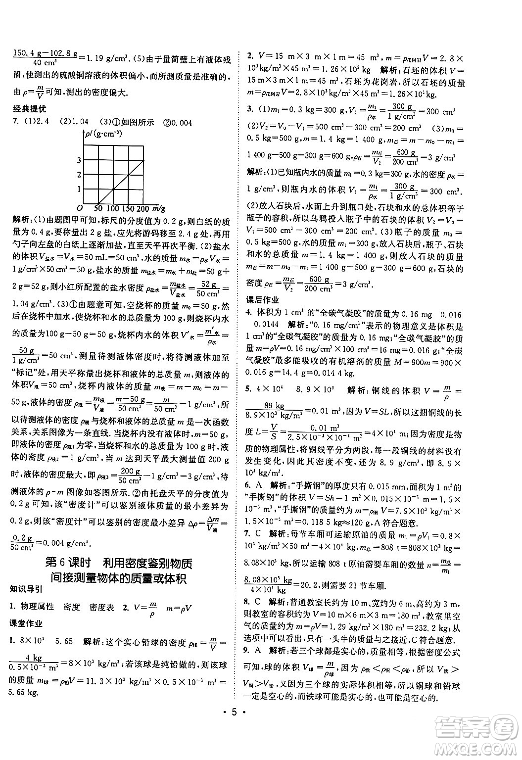 福建人民出版社2024年春課時提優(yōu)計劃作業(yè)本八年級物理下冊蘇科版答案