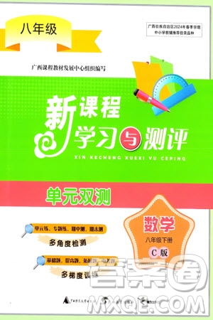 廣西師范大學(xué)出版社2024年春新課程學(xué)習(xí)與測(cè)評(píng)單元雙測(cè)八年級(jí)數(shù)學(xué)下冊(cè)C版滬科版參考答案