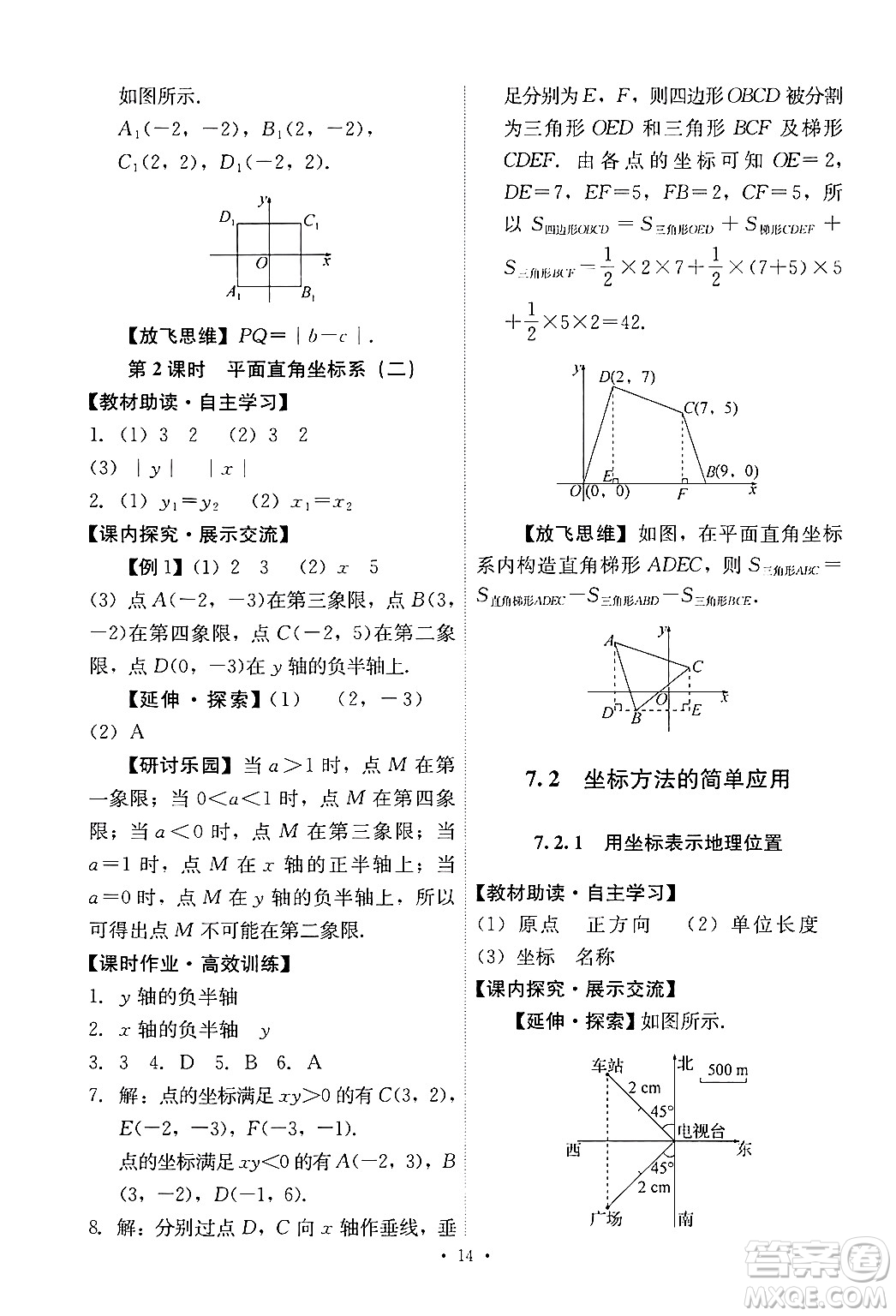 人民教育出版社2024年春能力培養(yǎng)與測(cè)試七年級(jí)數(shù)學(xué)下冊(cè)人教版新疆專版答案