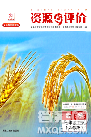 黑龍江教育出版社2024年春資源與評(píng)價(jià)七年級(jí)數(shù)學(xué)下冊(cè)人教版答案