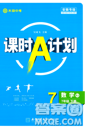 安徽師范大學(xué)出版社2024年春課時(shí)A計(jì)劃七年級(jí)數(shù)學(xué)下冊(cè)人教版安徽專版答案