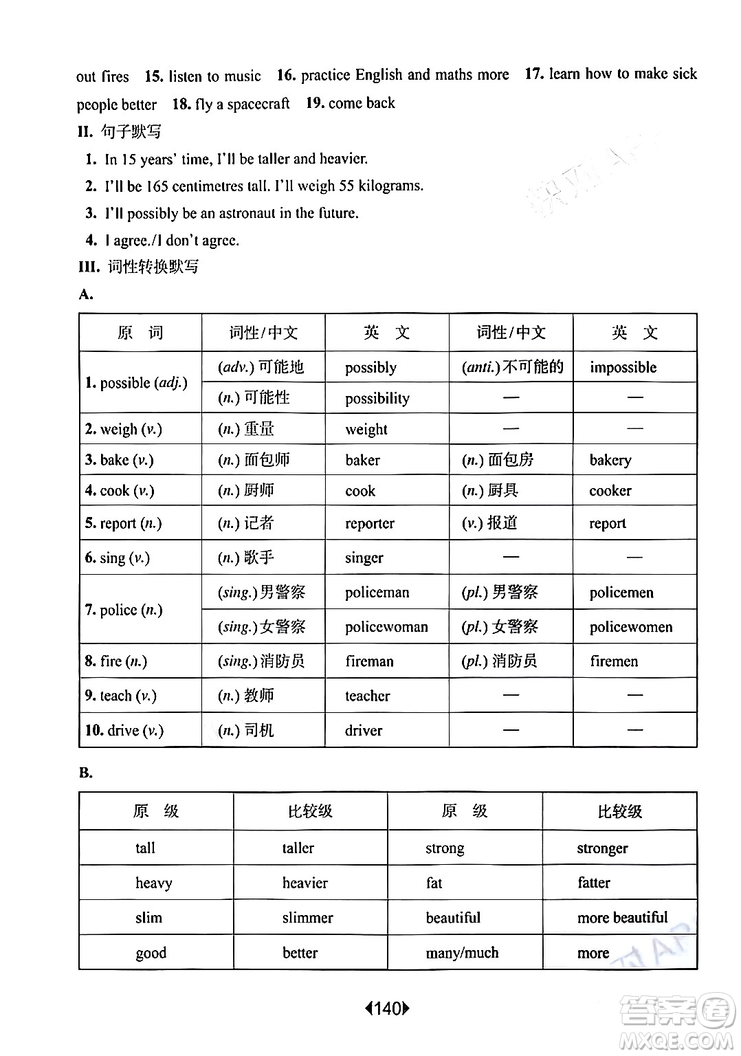 華東師范大學(xué)出版社2024年春華東師大版一課一練六年級(jí)英語(yǔ)下冊(cè)牛津版增強(qiáng)版上海專版答案