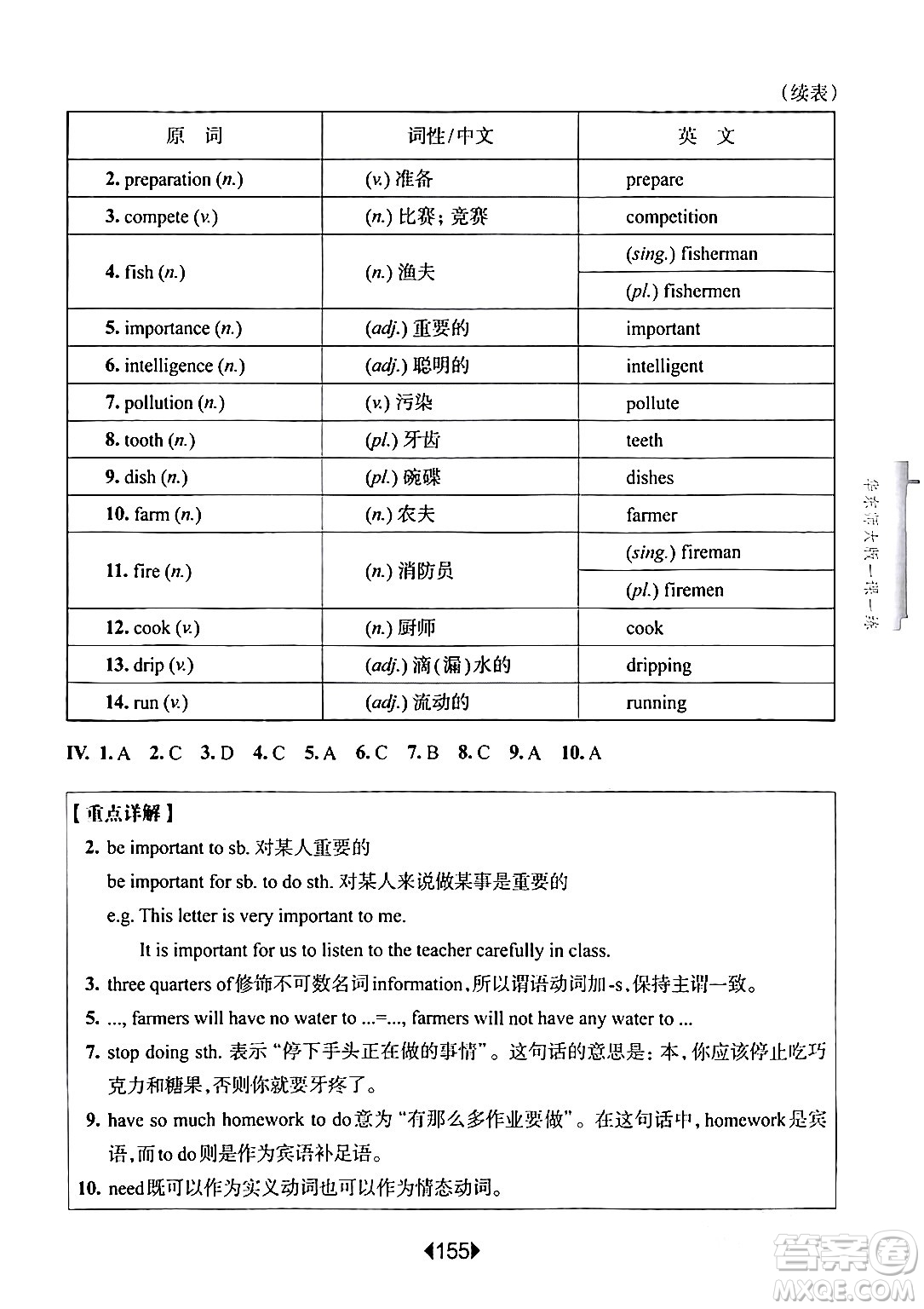 華東師范大學(xué)出版社2024年春華東師大版一課一練六年級(jí)英語(yǔ)下冊(cè)牛津版增強(qiáng)版上海專版答案
