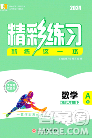 浙江工商大學(xué)出版社2024年春精彩練習(xí)就練這一本七年級數(shù)學(xué)下冊浙教版答案
