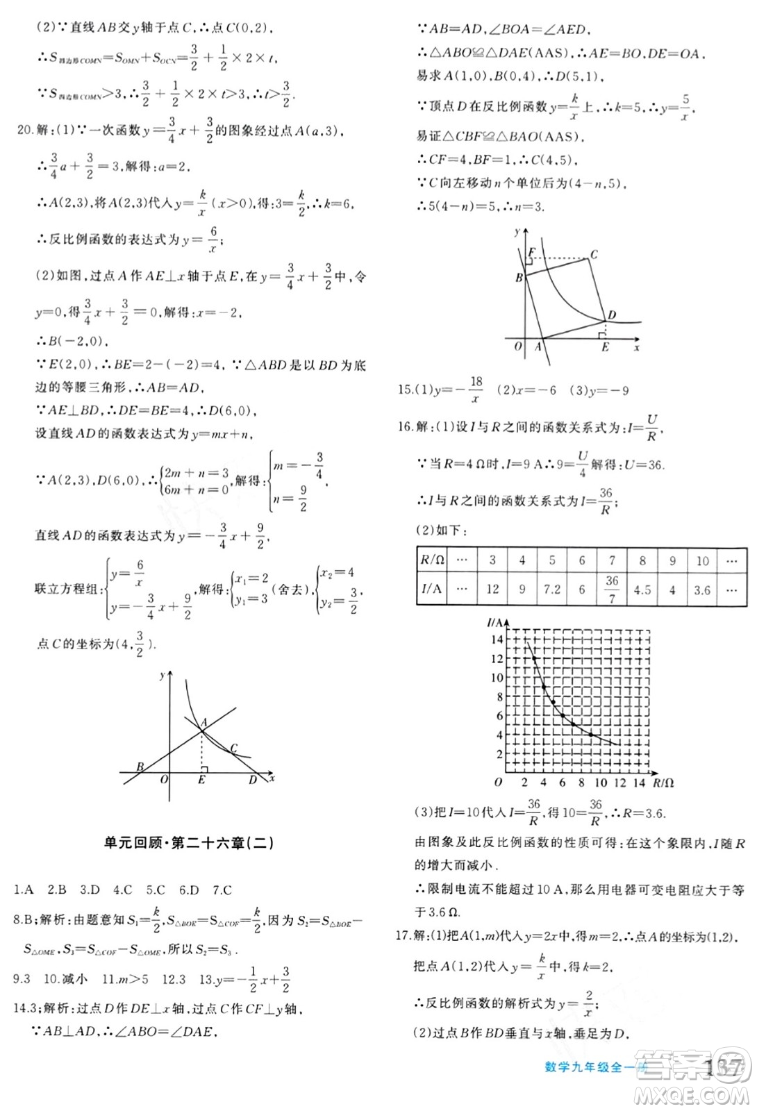 新疆青少年出版社2024年春優(yōu)學(xué)1+1評(píng)價(jià)與測(cè)試九年級(jí)數(shù)學(xué)下冊(cè)通用版答案