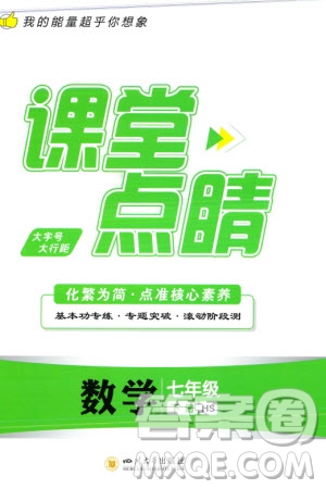 四川大學(xué)出版社2024年春課堂點(diǎn)睛七年級(jí)數(shù)學(xué)下冊(cè)華師大版參考答案