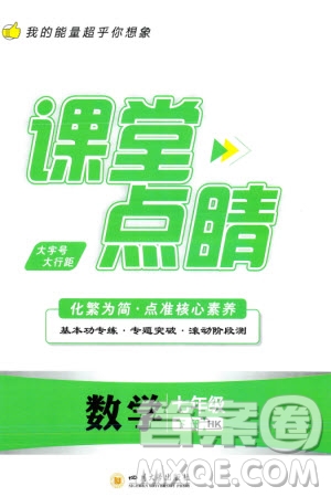 四川大學(xué)出版社2024年春課堂點睛七年級數(shù)學(xué)下冊滬科版參考答案
