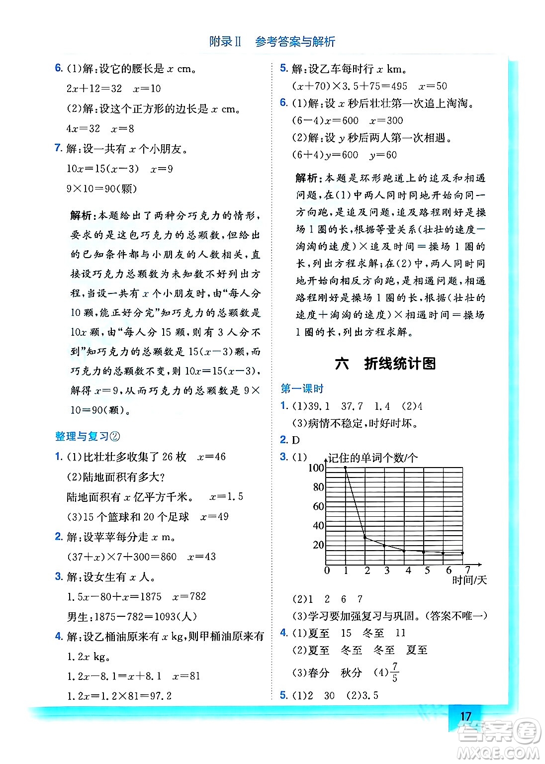 龍門書局2024年春黃岡小狀元作業(yè)本五年級(jí)數(shù)學(xué)下冊(cè)西師版答案