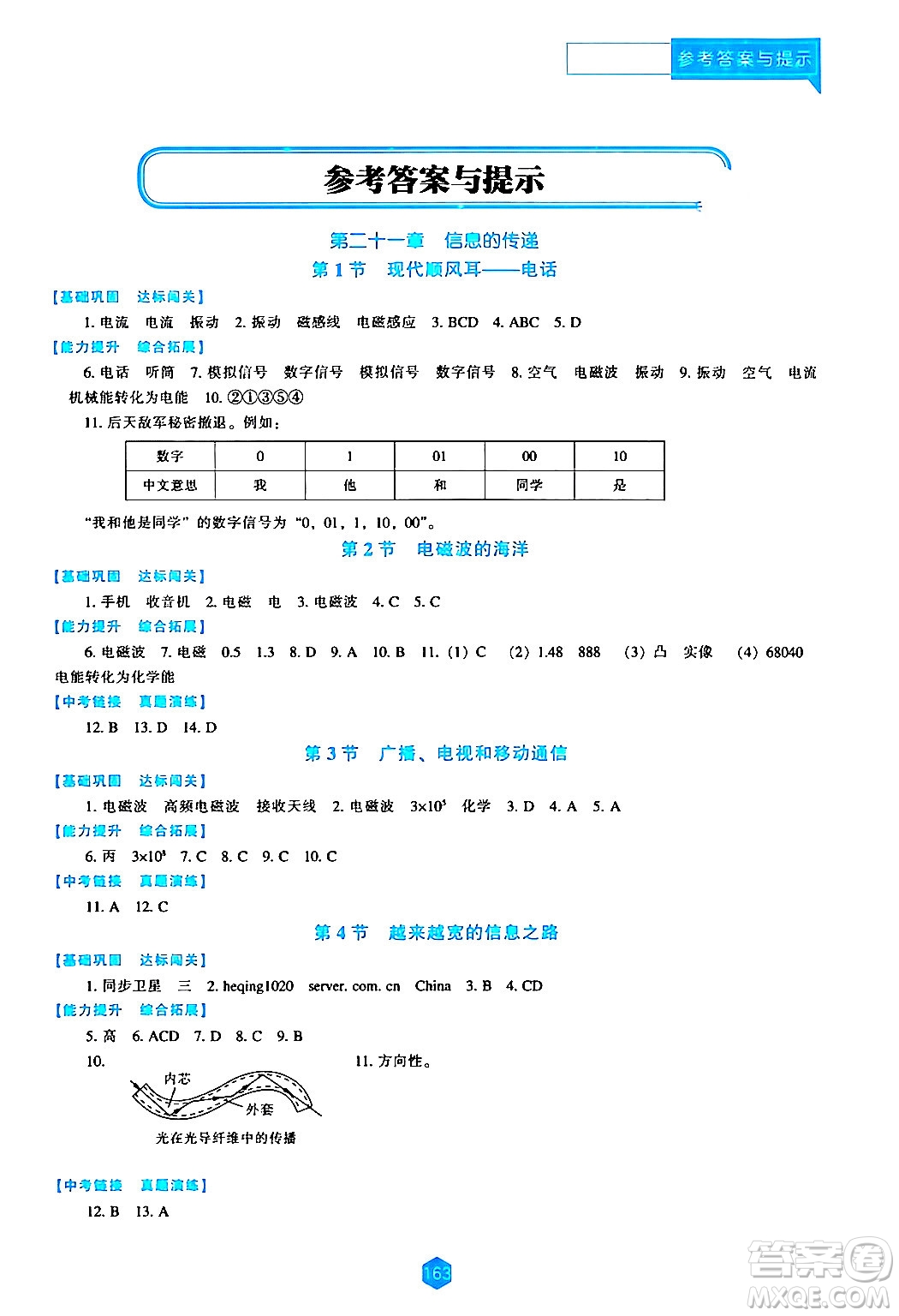 遼海出版社2024年春新課程物理能力培養(yǎng)九年級(jí)物理下冊(cè)人教版答案