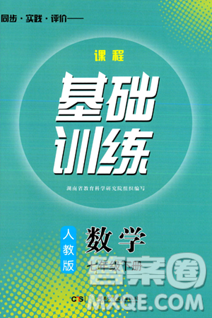 湖南少年兒童出版社2024年春同步實踐評價課程基礎訓練七年級數學下冊人教版答案