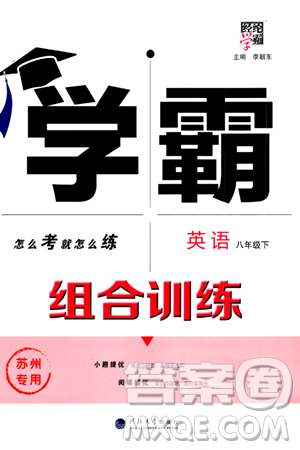 河海大學出版社2024年春經(jīng)綸學典學霸組合訓練八年級英語下冊蘇州專版答案