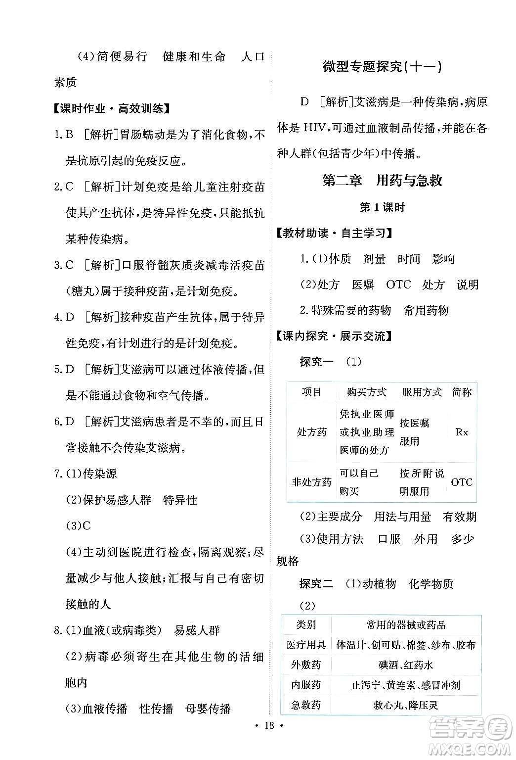 人民教育出版社2024年春能力培養(yǎng)與測(cè)試八年級(jí)生物下冊(cè)人教版新疆專版答案