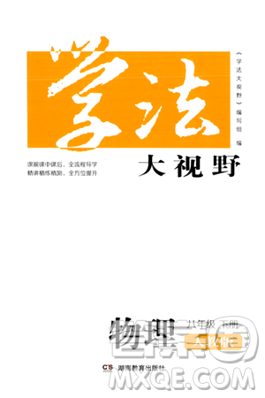 湖南教育出版社2024年春學法大視野八年級物理下冊人教版答案