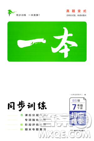湖南教育出版社2024年春一本同步訓(xùn)練七年級數(shù)學(xué)下冊北師大版答案