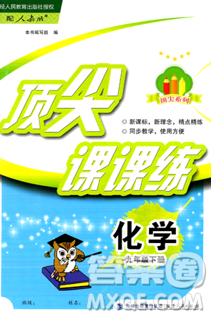 福建人民出版社2024年春頂尖課課練九年級(jí)化學(xué)下冊(cè)人教版答案