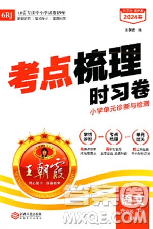 江西人民出版社2024年春王朝霞考點梳理時習卷六年級語文下冊人教版答案