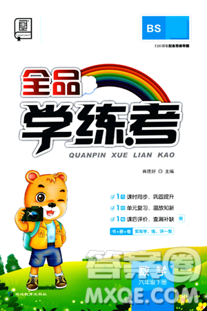 延邊教育出版社2024年春全品學(xué)練考六年級(jí)數(shù)學(xué)下冊(cè)北師大版答案
