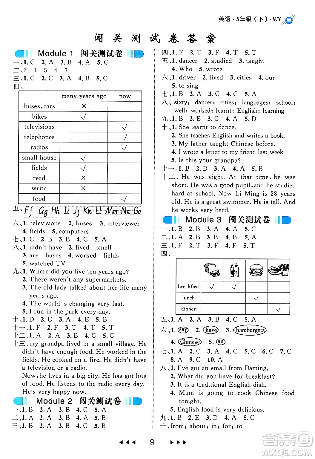 延邊大學(xué)出版社2024年春細(xì)解巧練五年級(jí)英語下冊(cè)外研版答案