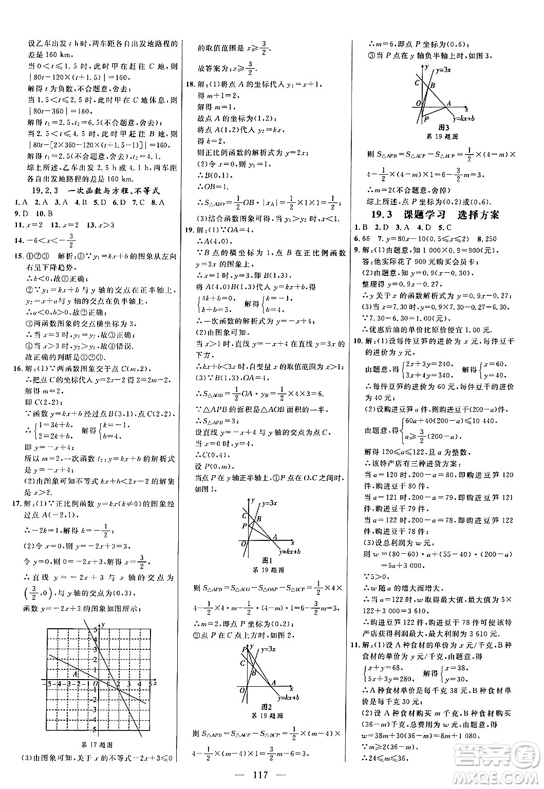 延邊大學(xué)出版社2024年春細解巧練八年級數(shù)學(xué)下冊人教版答案