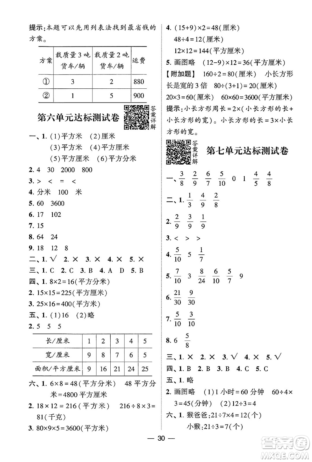 河海大學(xué)出版社2024年春經(jīng)綸學(xué)霸4星學(xué)霸提高班三年級(jí)數(shù)學(xué)下冊(cè)蘇教版答案