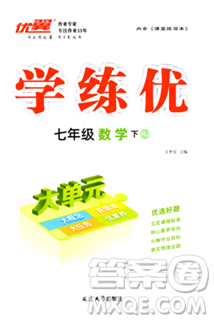 延邊大學(xué)出版社2024年春學(xué)練優(yōu)七年級數(shù)學(xué)下冊人教版答案