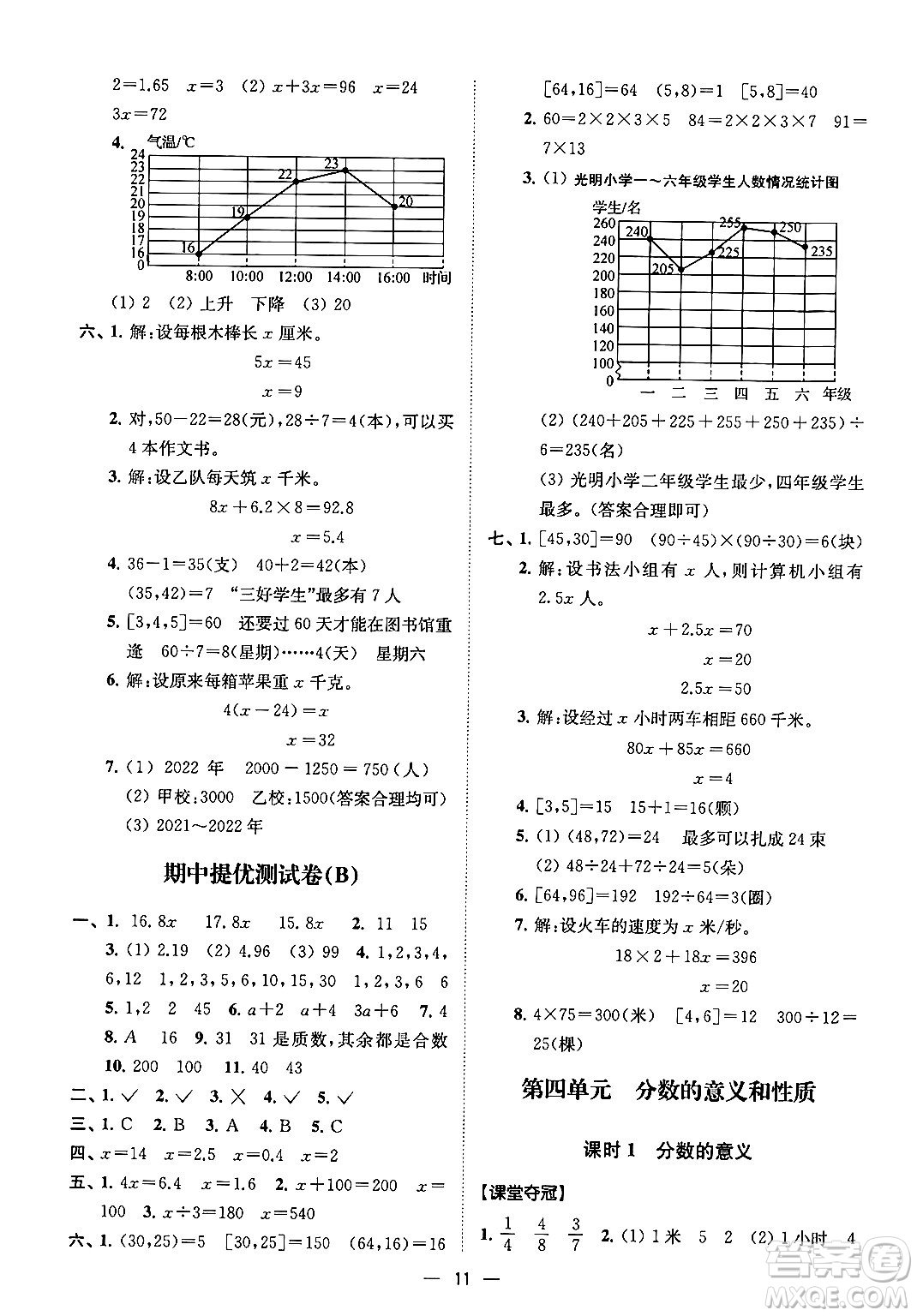 江蘇鳳凰美術(shù)出版社2024年春超能學(xué)典高分拔尖提優(yōu)訓(xùn)練五年級(jí)數(shù)學(xué)下冊(cè)江蘇版答案