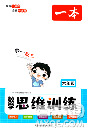 湖南教育出版社2024年春一本數(shù)學思維訓練六年級數(shù)學下冊通用版答案