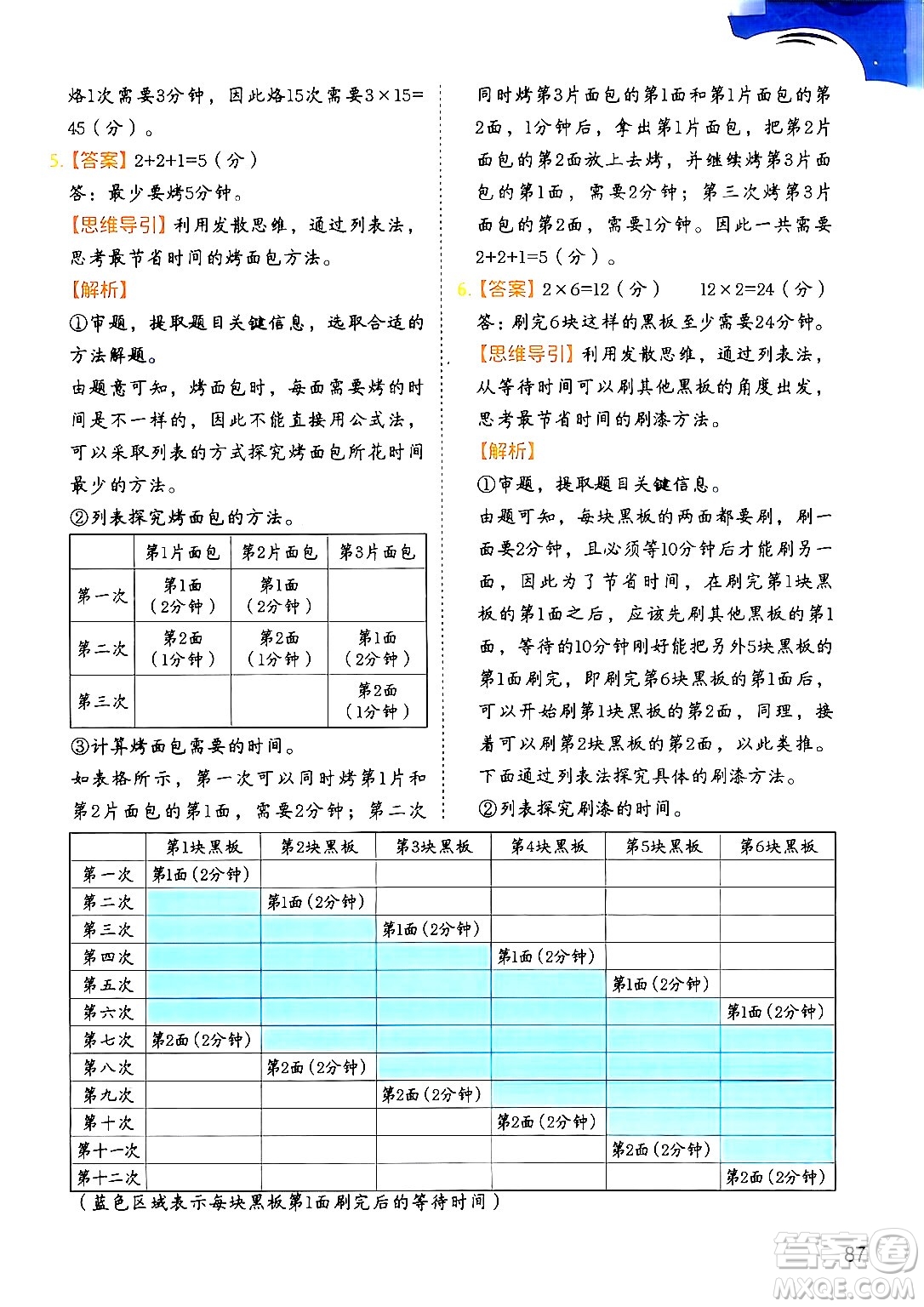 二十一世紀出版社集團2024年春數(shù)學(xué)思維訓(xùn)練四年級數(shù)學(xué)下冊通用版答案