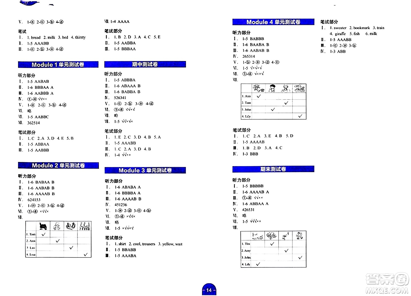 華中科技大學出版社2024年春英波圖書課堂在線二年級英語下冊深圳專版答案