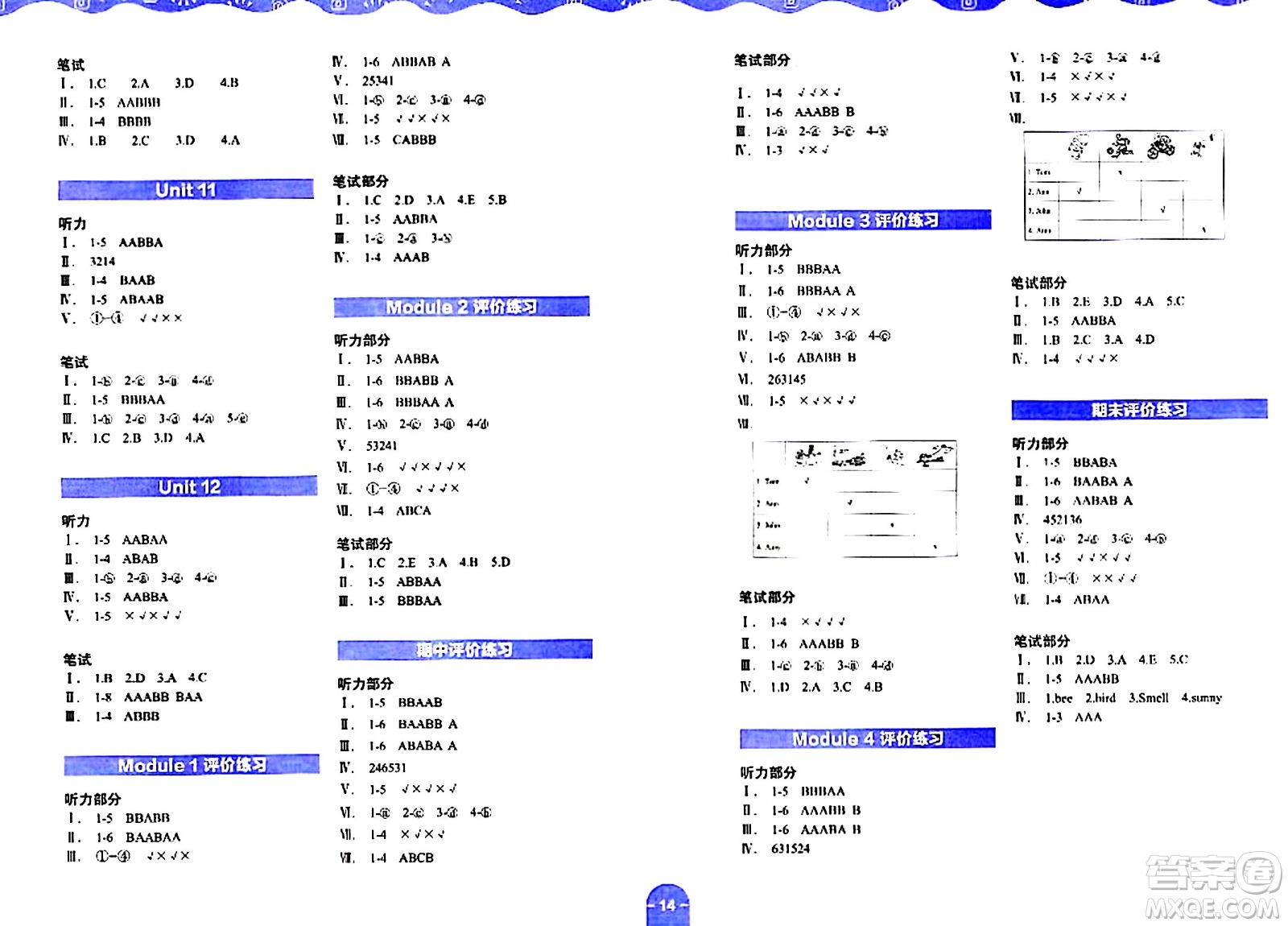 華中科技大學(xué)出版社2024年春英波圖書(shū)課堂在線一年級(jí)英語(yǔ)下冊(cè)深圳專(zhuān)版答案
