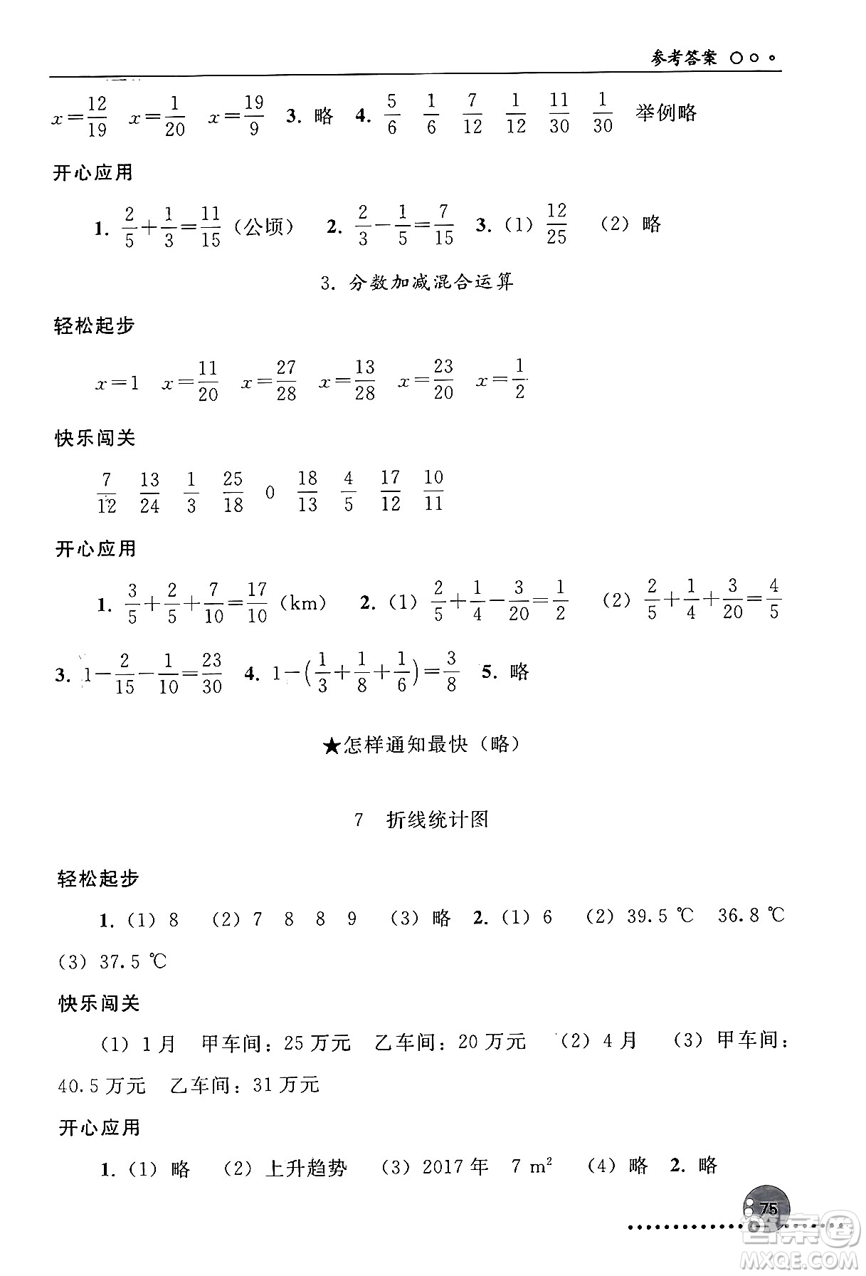 人民教育出版社2024年春義務(wù)教育教科書同步練習(xí)冊五年級數(shù)學(xué)下冊人教版答案