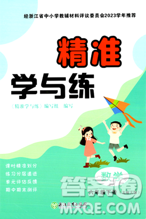 浙江教育出版社2024年春精準(zhǔn)學(xué)與練六年級(jí)數(shù)學(xué)下冊(cè)北師大版答案