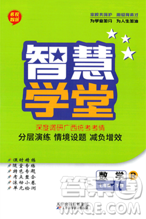 天津科學(xué)技術(shù)出版社2024年春名校智慧智慧學(xué)堂七年級(jí)數(shù)學(xué)下冊(cè)人教版廣西專版答案