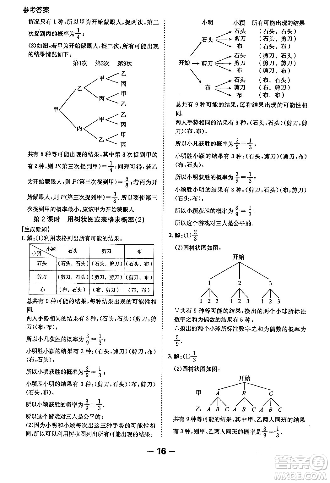 延邊大學(xué)出版社2024年春全程突破初中同步導(dǎo)學(xué)案九年級(jí)數(shù)學(xué)下冊人教版答案