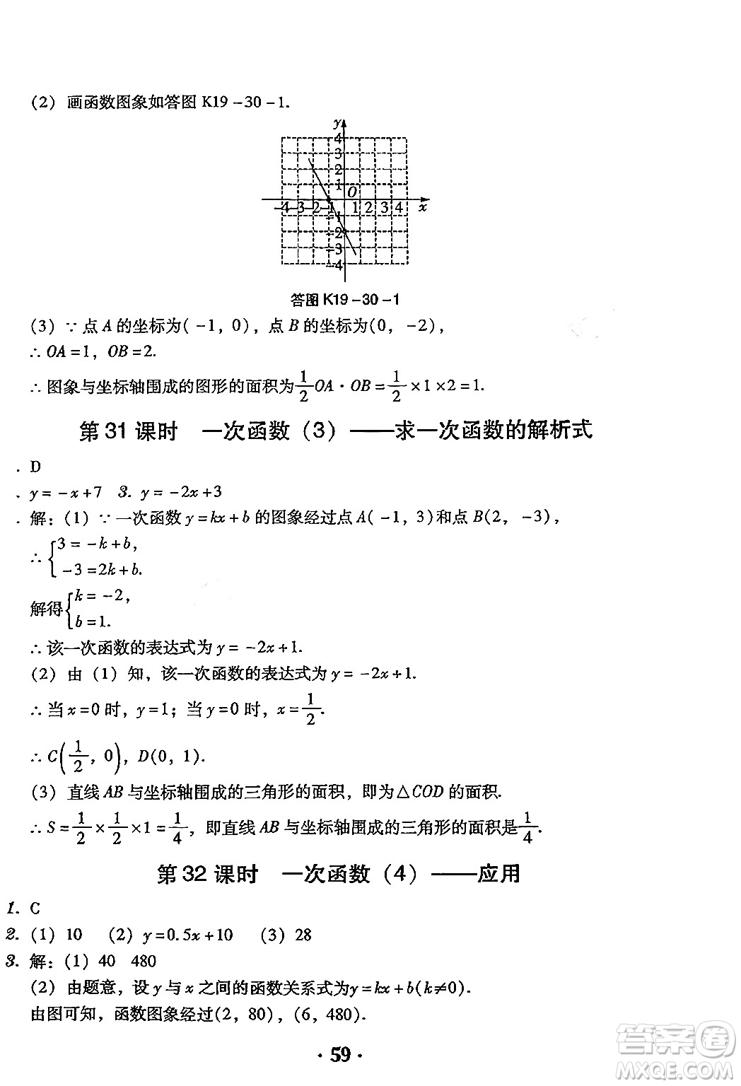 安徽人民出版社2024年春教與學(xué)學(xué)導(dǎo)練八年級(jí)數(shù)學(xué)下冊(cè)人教版答案