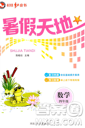 河北少年兒童出版社2024年桂壯紅皮書暑假天地四年級數(shù)學(xué)通用版答案