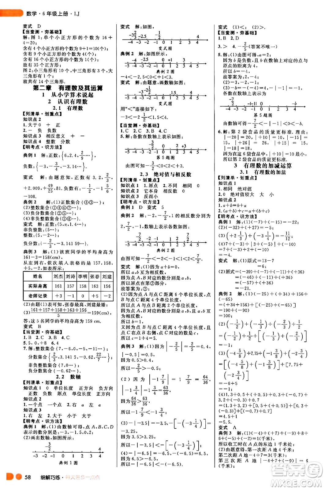 延邊大學(xué)出版社2024年秋細(xì)解巧練六年級(jí)數(shù)學(xué)上冊(cè)魯教版答案