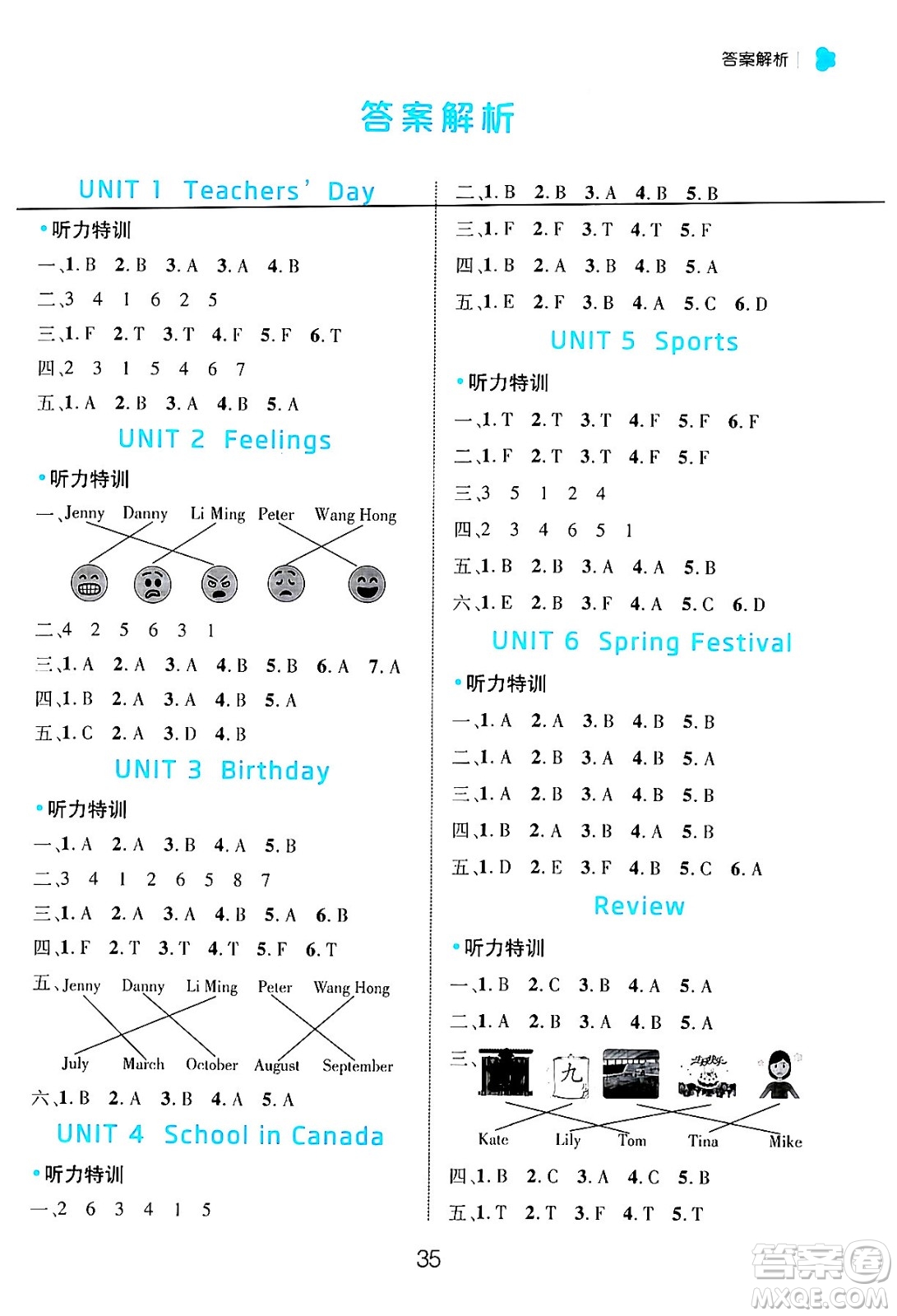 延邊大學(xué)出版社2024年秋細(xì)解巧練五年級(jí)英語上冊(cè)魯科版答案