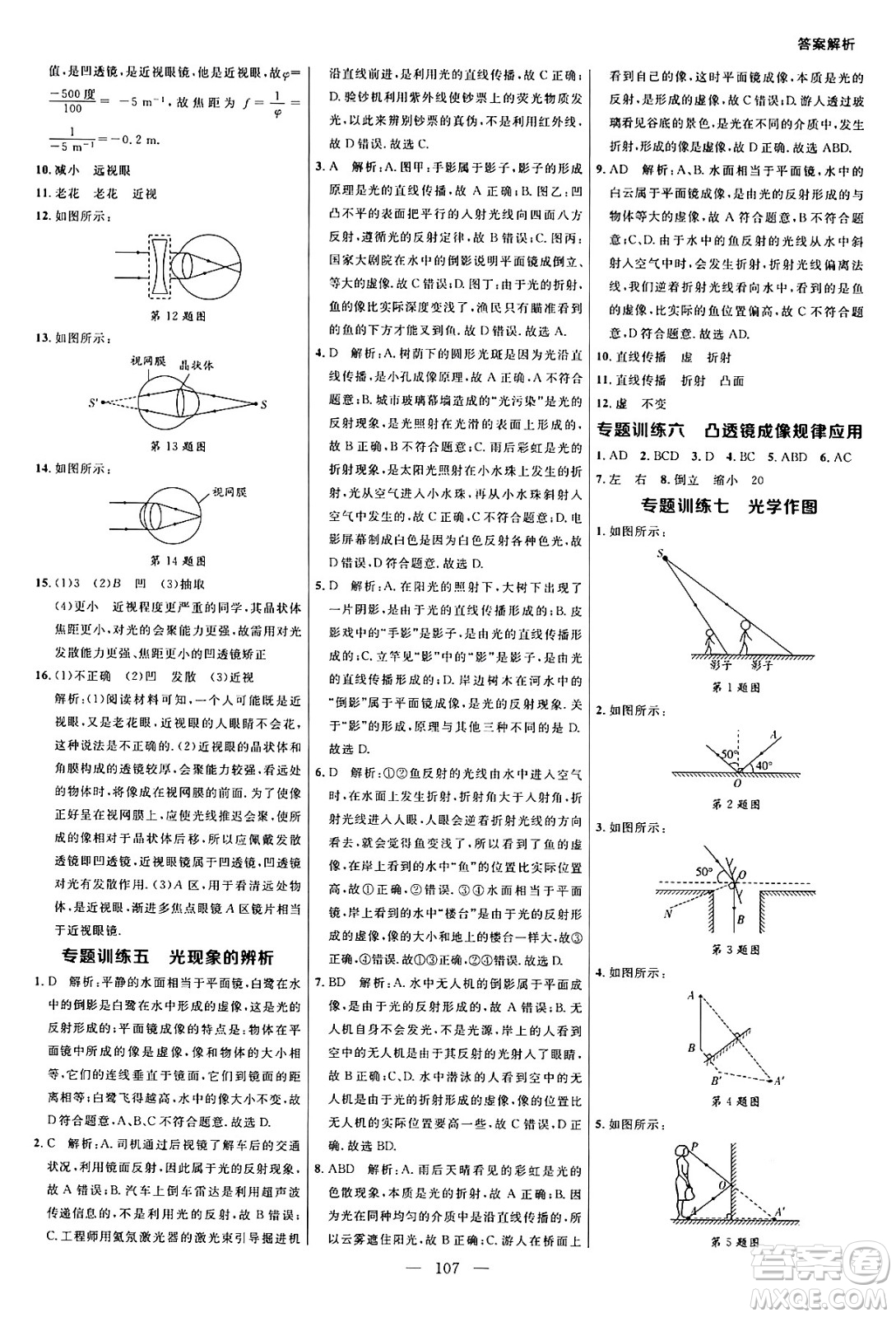 延邊大學(xué)出版社2024年秋細(xì)解巧練八年級(jí)物理上冊(cè)魯科版答案