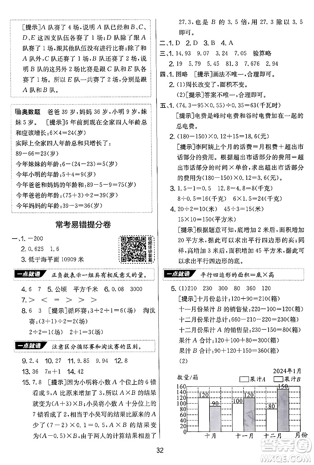 吉林教育出版社2024年秋實驗班提優(yōu)大考卷五年級數(shù)學(xué)上冊蘇教版答案